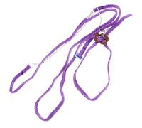 GALPADA Adjustable 1.2m Purple Lizard Harness Leash Made of Nylon and Metal for Reptile and Small Animals Outdoor Walk and Training Harness Random Color