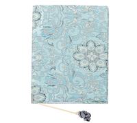 GALPADA Adjustable A5 Fabric Book Cover Sleeve with Exotic Pattern Reusable Cloth Book Protector for Notebooks and Diaries Wear-Resistant Binding Cover Suitable for Office and School Use