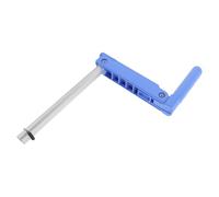 GALPADA Adjustable Bed Crank Handle Replacement for Nursing and Patient Beds, Silver Aluminium and Plastic Construction with Stable Adjustment and Effortless Operation, for Hospital Ward