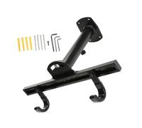 GALPADA Adjustable Black Bike Wall Mount Rack with Screws Garage Storage Hanger for Road Mountain Bikes Space Saving Bicycle Holder with Strong Load Capacity