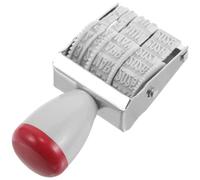 GALPADA Adjustable Date Roller Stamp Featuring Day Month Year Settings for Projects with Impressions, Compact and Portable Design, Suitable for Scrapbooking and Journals for Planners