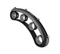 GALPADA Adjustable Finger Expansion Tool Easy to Clean for Guitar Piano and Abs Practice, Practical Hand Strengthener Trainer Smooth Surface Silicone, and Stainless Steel Material