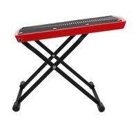 GALPADA Adjustable Folding Footstool with Height Settings for Classical Acoustic Guitars Portable Metal Design with Non Slip Pads for Musicians The Go