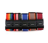 GALPADA Adjustable Luggage Strap with 3-dial Combination Lock for Travel Bags and Suitcases, Secure Your Luggage with Sturdy Pp and Plastic Material, for Tourists and Business