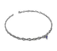 GALPADA Adjustable Medieval Thorn Crown with Rhinestones Vintage Goth Headpiece for Costume Parties Weddings Renaissance Cosplay Unique Birthday Crown and Medieval Party Favors