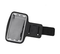 GALPADA Adjustable Neoprene Running Armband for Phone with Storage for Money and Keys, Suitable for 4.7 Inch Devices, Lightweight Black Outdoor Sports Bag for Running