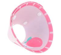 GALPADA Adjustable Pink Pet Cat Recovery Collar Made of Soft Felt Material, Prevents Scratching and Biting, Comfortable Neck Circle after Surgery Use with Unique and Adorable Design