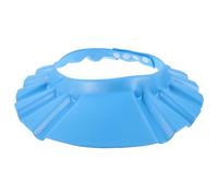 GALPADA Adjustable Shower Hat for Waterproof Hair Washing Visor with Ear Protection Blue Bath Cap for Hair Wash Safety