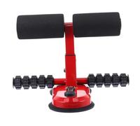 GALPADA Adjustable Sit-up Assistant with Suction Cups Portable Crunches Aid for Home Exercise Compact Foot Holder Stable Sit-up Equipment for Abdominal Workout