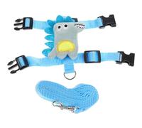 GALPADA Adjustable Small Pet Harness Kit with Leash for Rabbits and Pets, Polyester Material, Blue Colour, Reduces Pulling Pressure, for Walking the Rabbit Outdoors