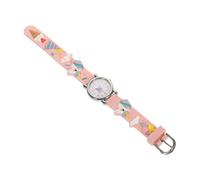 GALPADA Adorable Unicorn Pattern Quartz Watch with Colorful Plastic Strap for Boys and Girls, Lightweight Portable Wrist Watch Suitable for Students and Children