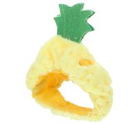 GALPADA Adorable Yellow Plush Cat Hat Pet Cosplay Headgear Lightweight Breathable Headwear with Delicate Stitching Simple and Generous Design for Cats and Small Dogs Birthdays