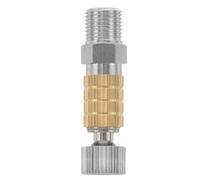 GALPADA Airbrush Adapter Quick Disconnect Adapter Kit, Stainless Steel Copper Quick Release Coupling, Adjustable Airflow, for Air Compressor and Hose