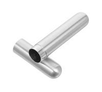 GALPADA Airtight Stainless Steel Single Cigar Holder Tube Portable Travel Humidor Case for Freshness Preservation Compact Metal Cigar Moisturizing Box for Business Trips and Outdoor Use