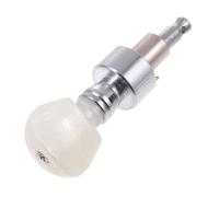 GALPADA Alloy Banjo Tuning Accessory with White Button, Practical Machine Head String Tuner, Easy to Clean and Burr-free Banjo Replacement Part for Folk Instrument