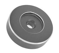 GALPADA Aluminum 45 Revolutions Per Minute Adapter for 7-inch Vinyl Record Turntable, Black, Provides Excellent Stability and Improves Sound Quality, for Home Use and Professional Dj