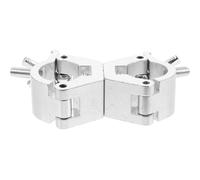GALPADA Aluminum Alloy Pipe Clamp with Double Ring Buckle and Cross Universal Design for Stable Connection and Reliable Hold, Suitable for Display and Construction of Clothing Props