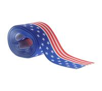 GALPADA American Independence Day Grosgrain Ribbon 3.8Cm Wide 5 Yards Roll Decorative Ribbon for Memorial Day Party Decoration