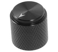 GALPADA Anti-slip Aluminum Alloy Guitar Potentiometer Knob with Mesh Grip Volume and Tone Control Cap for Bass and String Instruments Marked Replacement