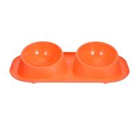 GALPADA Anti-spill Raised Pet Bowl for Small Dogs and Cats Non-slip Plastic Feeding Dish with Ergonomic Tilt for Indoor and Outdoor Use Water and Food Feeder for Puppies and Kittens
