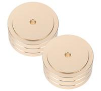 GALPADA Anti Vibration Speaker and Amplifier Feet Pads Aluminium Alloy Construction 2pcs for Audio Isolation and Height Raising with Detachable Rubber Ring with Floor Protection