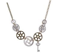 GALPADA Antique Steampunk Pendant Necklace for Men Retro Jewelry Vintage Accessories Suitable for Parties Anniversaries Halloween Stylish Chic Design