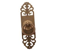 GALPADA Antique Style Solid Brass Furniture Handle Vintage Chinese Wardrobe Pull for Cabinet Drawer Cupboard with Rust Resistant Polished Finish Interior Door Knob
