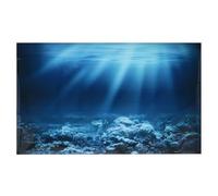 GALPADA Aquarium Background Sticker Coral Reef Pattern 76x46cm Fish Tank Wallpaper Decorative Vinyl Poster for Freshwater and Saltwater Tanks