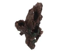 GALPADA Aquarium Landscape Decor Hollow Driftwood Shelter Fish Tank Hideout Ornament Simulation Tree Stump Trunk for Betta and Small Fish Habitat