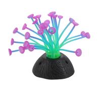 GALPADA Artificial Fish Tank Coral Decoration, Purple Silicone Soft Simulation Sea Anemone Ornament for Aquarium Landscape, Realistic Fish Tank Coral Decor,