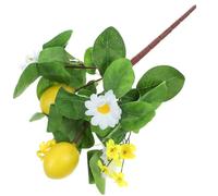 GALPADA Artificial Lemon Vine Decorative Branch for Home Decor and Bookshelf, No Watering Required, Vibrant Colour, Made of Lamination and Foam, Fake Branch for Indoor Use