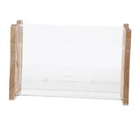 GALPADA Automatic Food Trough for Rutin Chicken and Parrot Bird Acrylic Material Convenient Pet Feeding for Indoor Outdoor Use