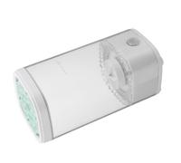 GALPADA Automatic Makeup Brush Cleaner Machine Universal Compatibility White Plastic Acrylic Compact Powder Tool Cleaner for Everyday Users and Professional Makeup Artists