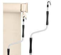 GALPADA Awning Crank Handle for Manual Operation Outdoor Rain Canopy Ergonomic Metal and Rubber Construction Compatible with Roller Shutter and Retractable Systems