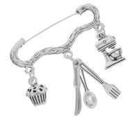 GALPADA Baking Brooch Pin for Women Chef Badge Decorative Enamel Pin Costume Jewelry Kitchen Cake Baker Accessory