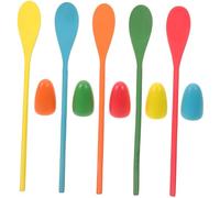 GALPADA Balance Egg Spoon Educational Outdoor Playthings for Physical and Intellectual Development Safe Training Game for Teens Birthday Party Activity