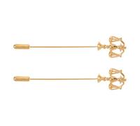 GALPADA Balance Symbol Brooch 2Pcs Gold Metal Lapel Pins for Men Judge Suit Shirt Collar Accessories
