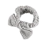 GALPADA Bamboo Charcoal Fiber Yoga Headband 1pcs Elastic Bowknot Striped Hair Band for Women Spa and Shower Use Soft and Comfortable Makeup Accessory