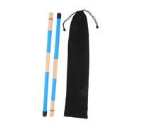 GALPADA Bamboo Drum Sticks for Folk Music Jazz Drum Accessories Wooden Drumstick for Busking Band Rehearsals and Rhythm Sticks Practice