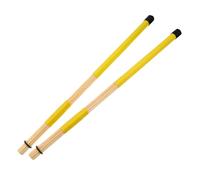 GALPADA Bamboo Drumstick Pair 38Cm Non-Skid Comfortable Wooden Drum Percussion Sticks Unique Stylish Design for Drumset Performance