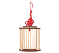 GALPADA Bamboo Hanging Cage Outdoor Grasshoppers Cage Easy to Use Reusable Portable Insect Enclosure for Natural Exploration at Home