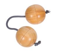 GALPADA Bamboo Kashaka Hand Shaker Balls Music Shaker for Parties with Sound and Versatile Performance, Suitable for Solo Acts and Small Bands, Lightweight Nylon Cord Percussion