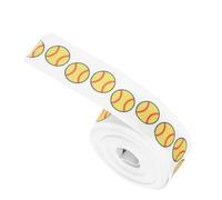 GALPADA Baseball Grosgrain Ribbon for Crafting Sports Decorations Softball Theme Hair Bows and Party Wrapping Versatile Sports Ribbons for Birthday Events and Team Accessories