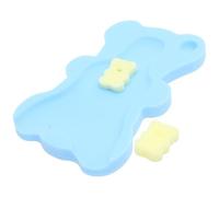 GALPADA Bath Mat Bath Sponge Cushion, Pu Sponge, Non-Slip, Cartoon Shape, for Newborns, Bathing a Random Color