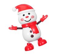 GALPADA Battery Powered Dancing Snowman Christmas Decoration for Musical Animated Moving Snowman Festive Holiday Table and Car Decor Easy to Use Xmas and Party Addition