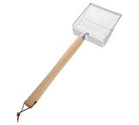 GALPADA Beach Mesh for Ergonomic Wooden Handle Sand Sifter Digging Tool for Shell Collecting Lightweight Portable Beach for Family Fun and Summer Vacations