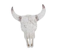 GALPADA Bearded Dragon Tank Decor Bull Skull Hideout Resin Cattle Skulls for Reptile Enclosure Versatile Aquarium Decorations for Lizards Spiders and Geckos Easy to Clean and Maintain