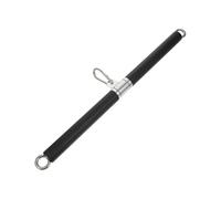 GALPADA Bearing Ring Short Tie Rod Exercising Pulling Rod Integrated Fitness Tool for Gym and Home Triceps Press Down Lat Pulldown Overhead and Hammer Curl Workouts Compatible with Cable
