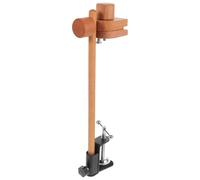 GALPADA Beech Wood DIY Embroidery Hoop Stand Table with Embedded Design Space-Saving Lap Stand for Cross Stitch Crafting and Needlework Accessories Holder