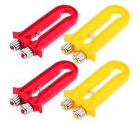 GALPADA Beehive Frame Wire Tensioner Tool and Secure Frame Support for Precise Wire Tensioning 4pcs with Plastic and Metal Construction Suitable for Beekeeping Environments and Backyard